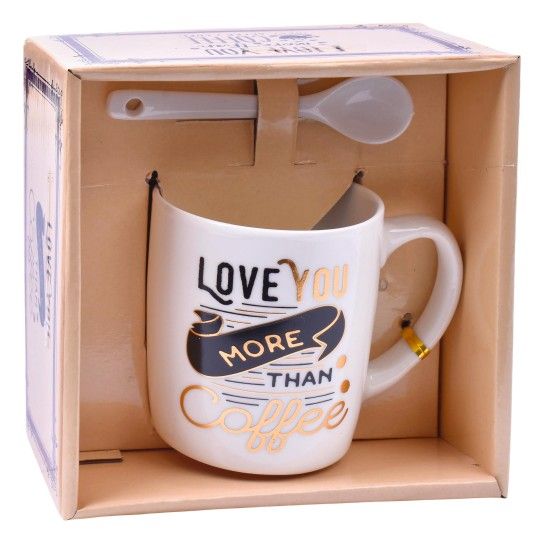 SET CANECA+COLHER 7,8CM SK 3194-300 CX60