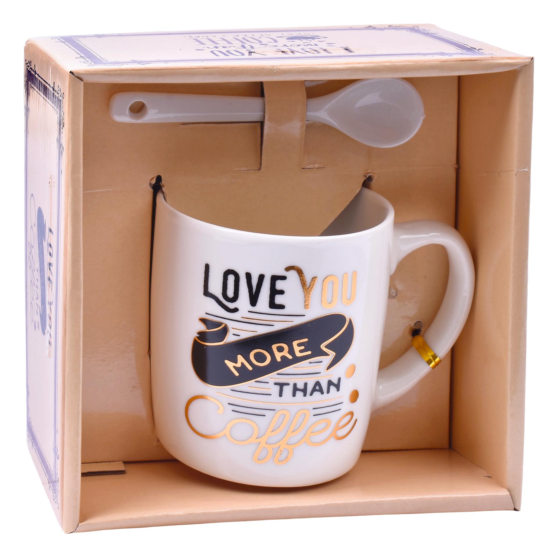 SET CANECA+COLHER 7,8CM SK 3194-300 CX60