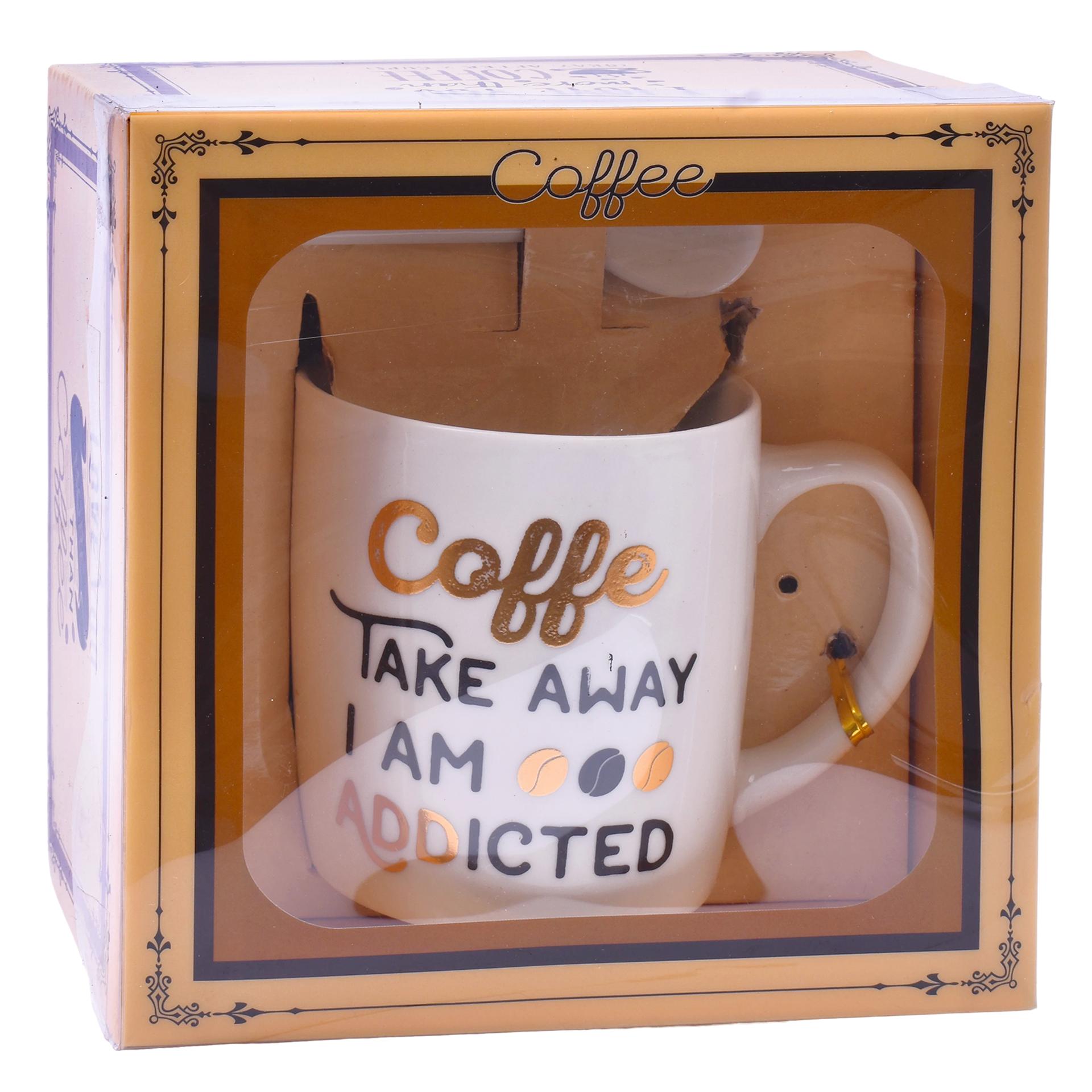 SET CANECA+COLHER 7,8CM SK 3194-300 CX60