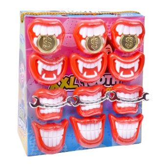 CHUPA XXL C/ DENTES PROFLISA 12UN CX8