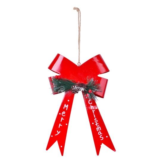 PENDENTE LA�O NATAL 15X22,5CM SK 0247-877 CX72