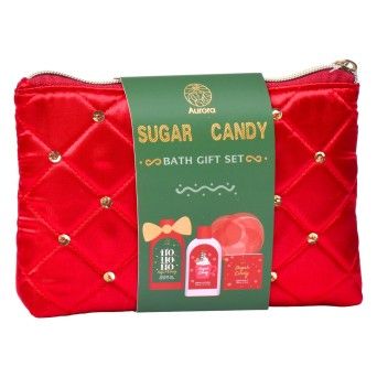 AURORA BOLSA CONJ BANHO SUGAR CANDY