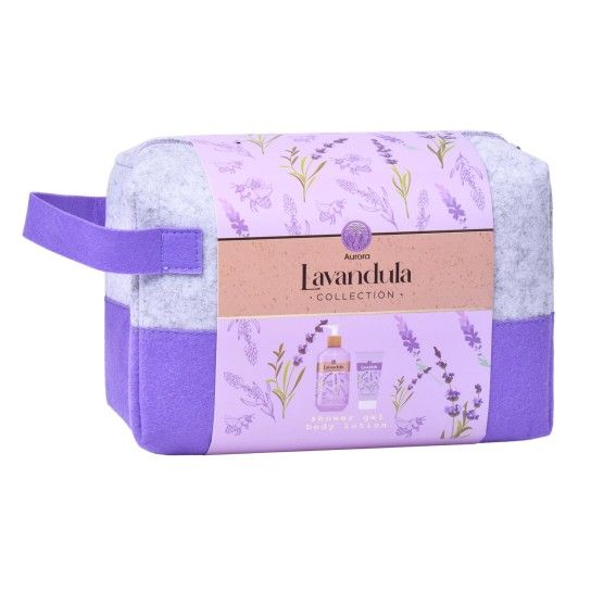 AURORA BOLSA GEL BANHO+CREME CORPO LAVANDA AURORA BOLSA GEL BANHO+CREME CORPO LAVANDA