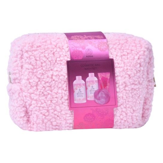 AURORA BOLSA CONJ BANHO PINK ROMANCE
