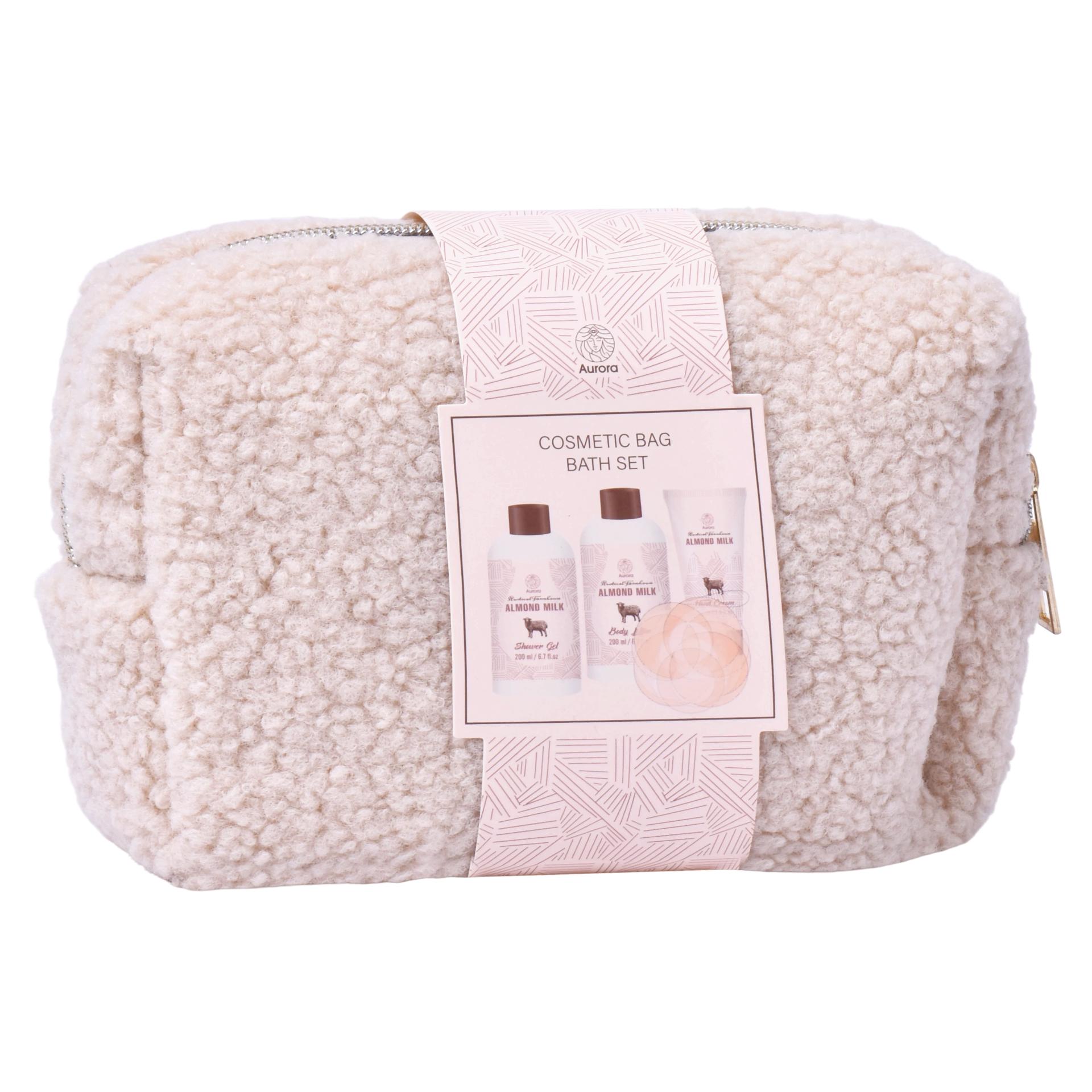 AURORA BOLSA CONJ BANHO LEITE AMENDOA