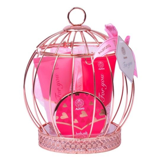 AURORA GAIOLA FOR YOU PINK CONJ 4PÇ AURORA GAIOLA FOR YOU PINK CONJ 4PÇ