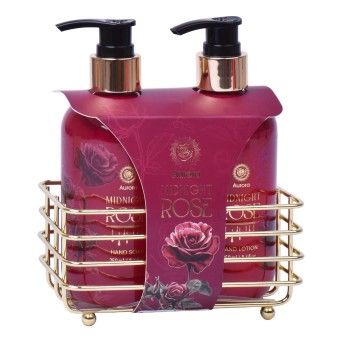AURORA MIDNIGHT ROSE CESTO CONJ 2P�