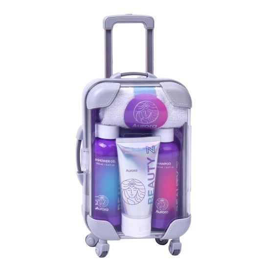 AURORA MINI MALA VIAGEM CONJ 4PÇ BEAUTY AURORA MINI MALA VIAGEM CONJ 4PÇ BEAUTY