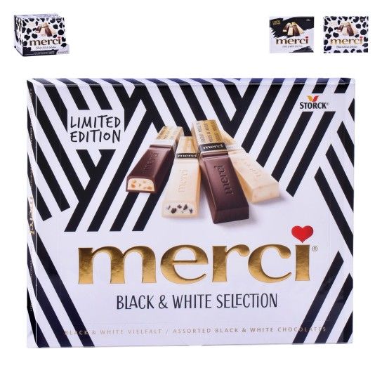 MERCI BLACK&WHITE SELECTION 250G CX10 MERCI BLACK&WHITE SELECTION 250G CX10