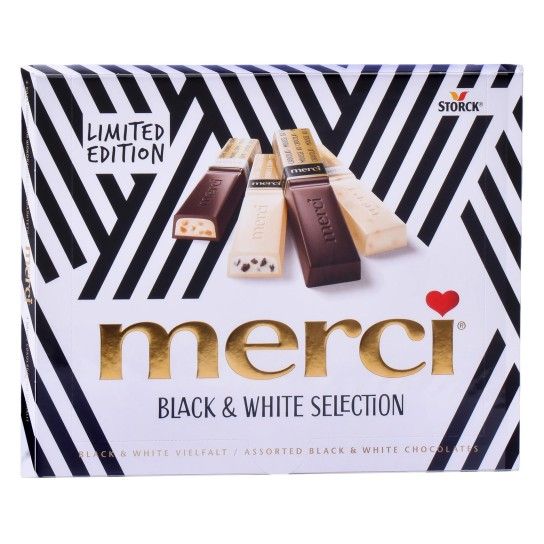 MERCI BLACK&WHITE SELECTION 250G CX10 MERCI BLACK&WHITE SELECTION 250G CX10