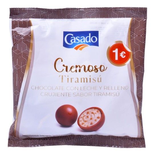 CASADO BOMBOM CREMOSO TIRAMISU 70G CX18 CASADO BOMBOM CREMOSO TIRAMISU 70G CX18