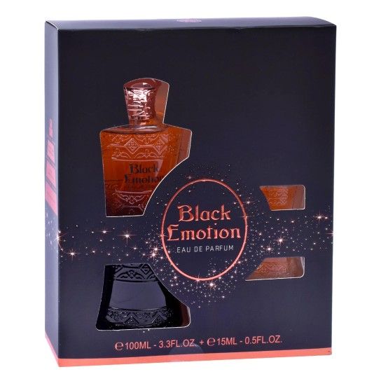 BLACK EMOTION EDT 100ML + 15ML BLACK EMOTION EDT 100ML + 15ML