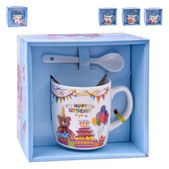 SET CANECA+COLHER 7,8CM SK 3194-303-01 CX60