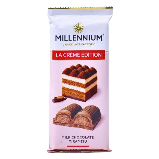 MILLENNIUM CHOCOLATE TIRAMISU 100G MILLENNIUM CHOCOLATE TIRAMISU 100G