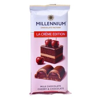 MILLENNIUM CHOCOLATE C/RECHEIO CEREJA 100G