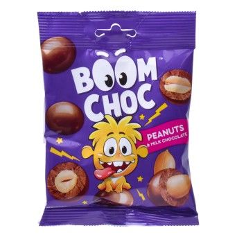BOOMCHOC AMENDOIM CHOCOLATE LEITE 80G