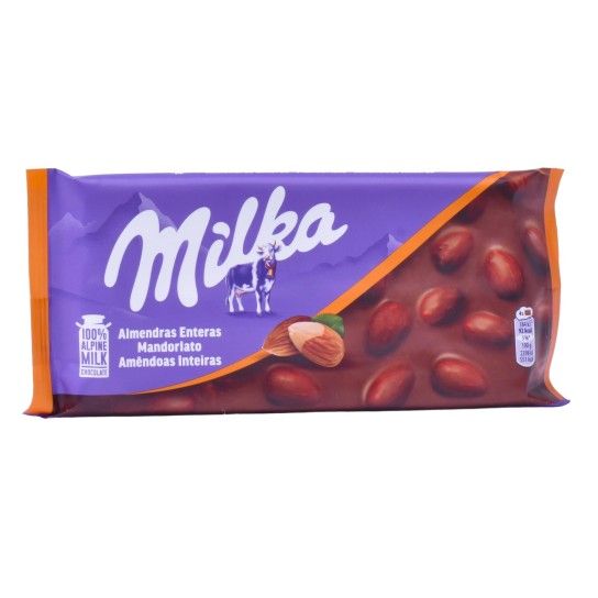 MILKA AMANDOAS INTEIRAS 18X100G CX18
